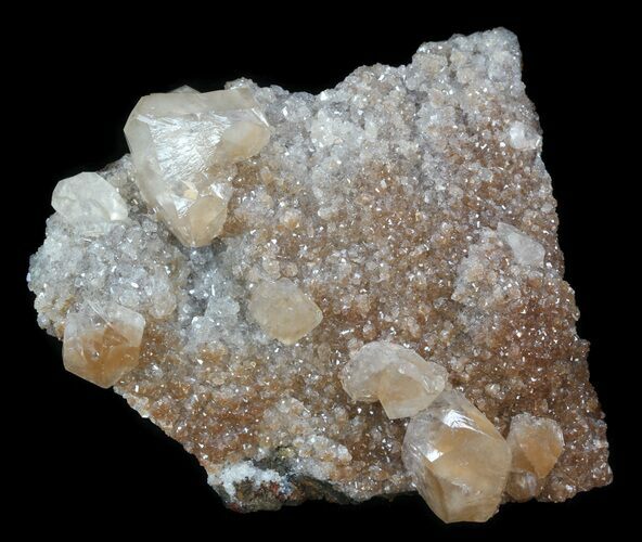 Red Calcite Crystals - Santa Eulalia, Mexico #33836